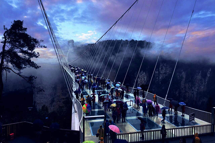 長沙出發(fā)到張家界玻璃橋、天門山、玻璃棧道、鳳凰古城3日游